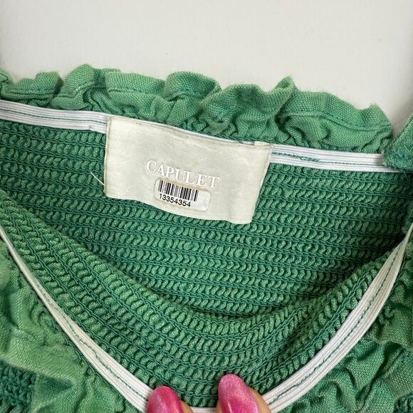 CAPULET Gracia Smocked Crop Top 🩶 - Picture 11 of 11